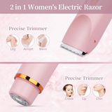 Smooth Skin, Anywhere: Your Ultimate 2-in-1 Precision Shaver