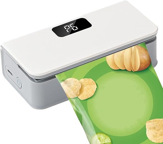 Digital Portable Bag Sealer with Smart Display